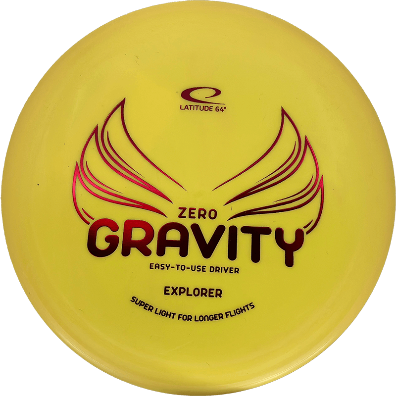 Latitude 64 Explorer Latitude 64 Explorer - Zero Gravity / 123g - Yellow (Red Foil) - Skyline Disc Golf