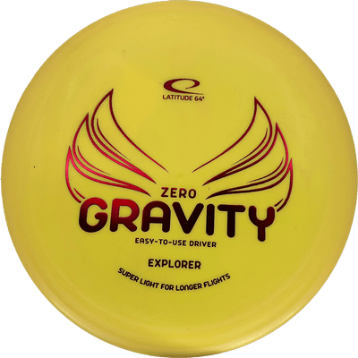 Latitude 64 Explorer Latitude 64 Explorer - Zero Gravity / 123g - Yellow (Red Foil) - Skyline Disc Golf