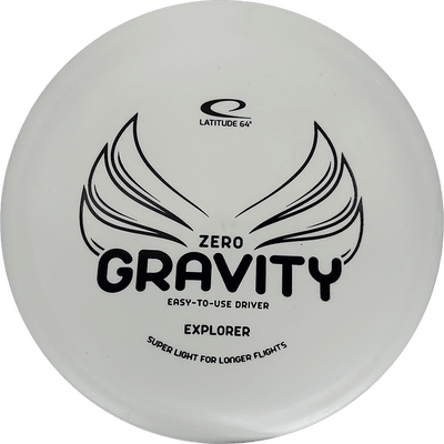 Latitude 64 Explorer Latitude 64 Explorer - Zero Gravity / 124g - White (Black) - Skyline Disc Golf