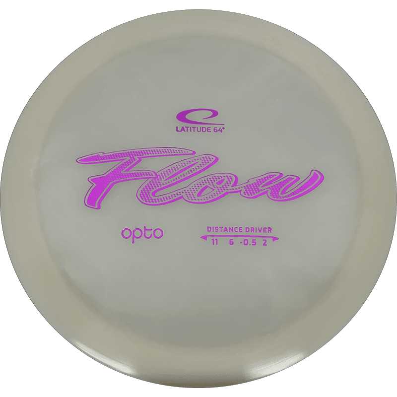 Latitude 64 Flow Latitude 64 Flow - Opto / 173g - White (Magenta Foil) - Skyline Disc Golf