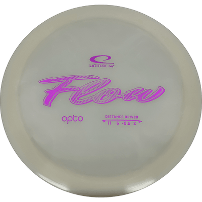 Latitude 64 Flow Latitude 64 Flow - Opto / 173g - White (Magenta Foil) - Skyline Disc Golf