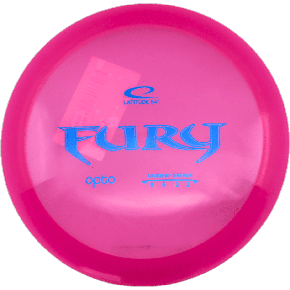 Latitude 64 Fury Latitude 64 Fury - Opto / 168g - Pink (Blue Foil) - Skyline Disc Golf