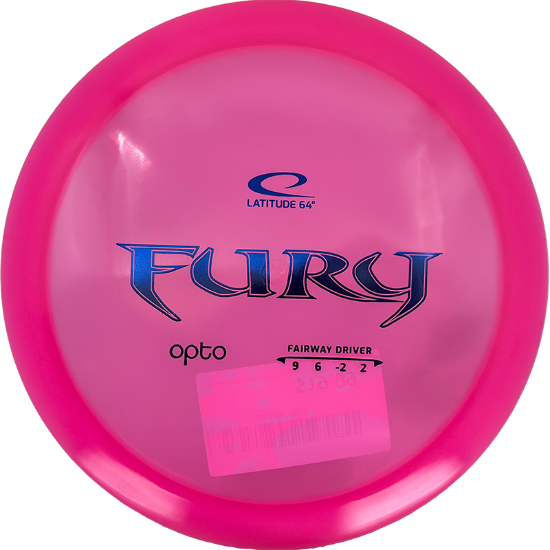 Latitude 64 Fury Latitude 64 Fury - Opto / 176g - Pink (Blue Foil) - Skyline Disc Golf