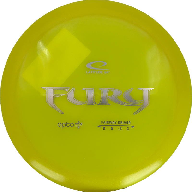 Latitude 64 Fury Latitude 64 Fury - Opto Air / 159g - Yellow (Silver) - Skyline Disc Golf