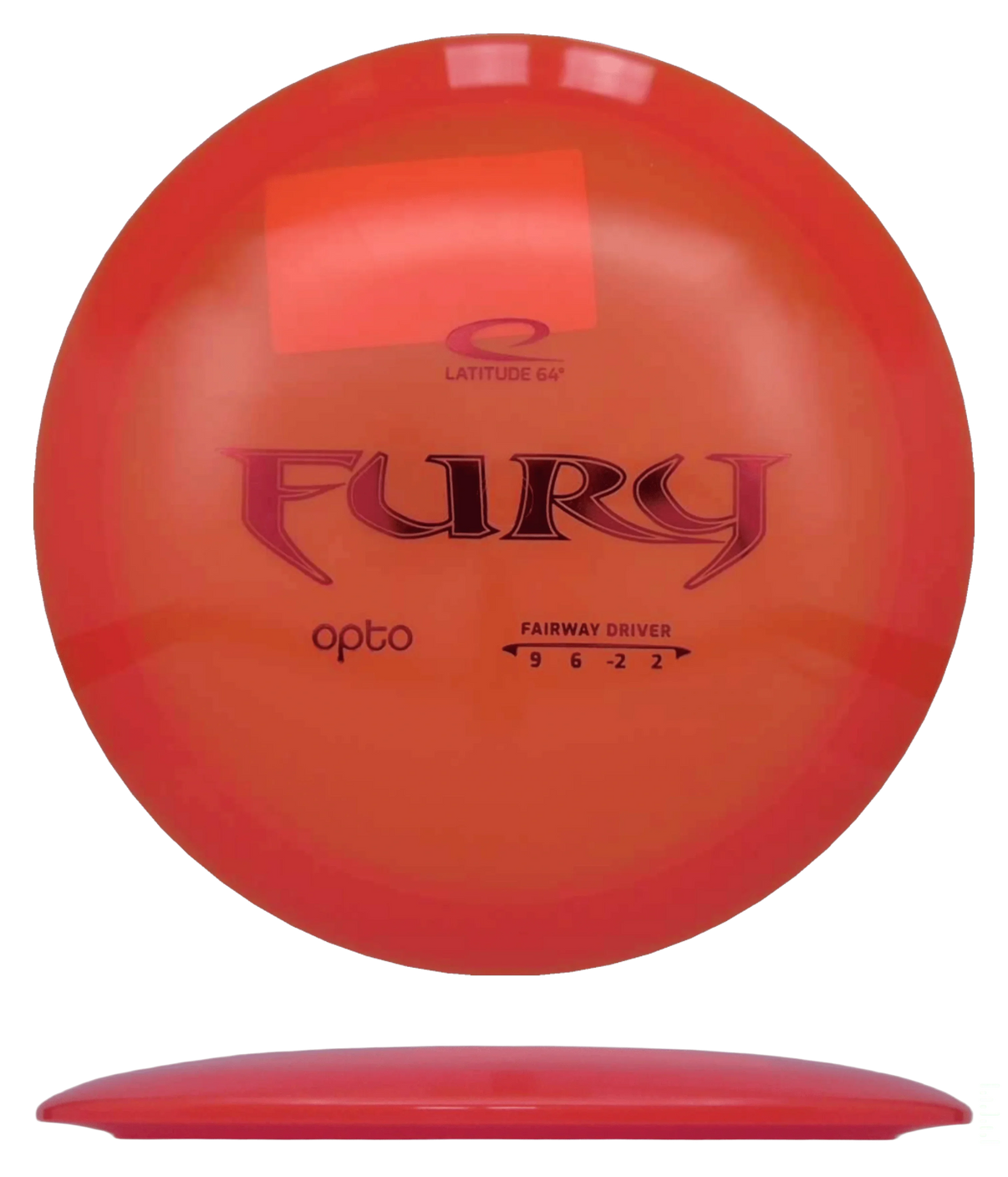 Latitude 64 Fury - Opto / 174g - Orange (Red Orange Foil) - Skyline Disc Golf