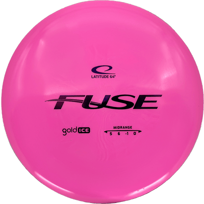 Latitude 64 Fuse Latitude 64 Fuse - Gold Ice / 177g - Pink (Magenta Foil) - Skyline Disc Golf