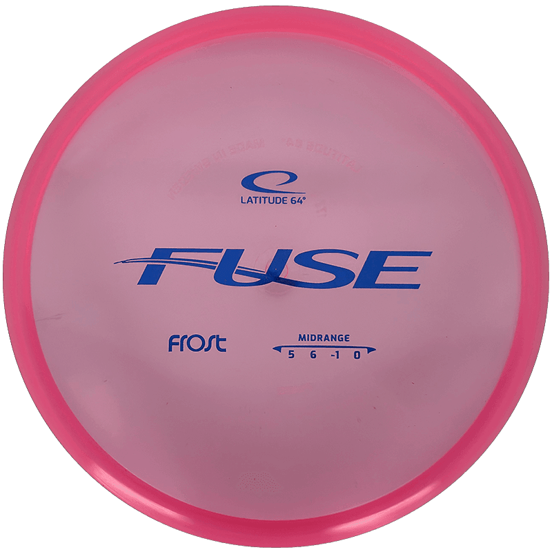 177g - Pink (Blue) Frost Latitude 64 Fuse - Skyline Disc Golf