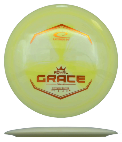 Latitude 64 Grace - Royal Grand / 174g - Lemon (Orange Foil) - Skyline Disc Golf