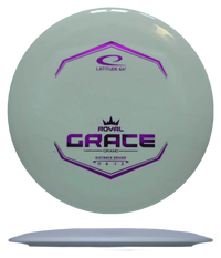 Latitude 64 Grace - Royal Grand / 169g - White (Magenta Foil) - Skyline Disc Golf