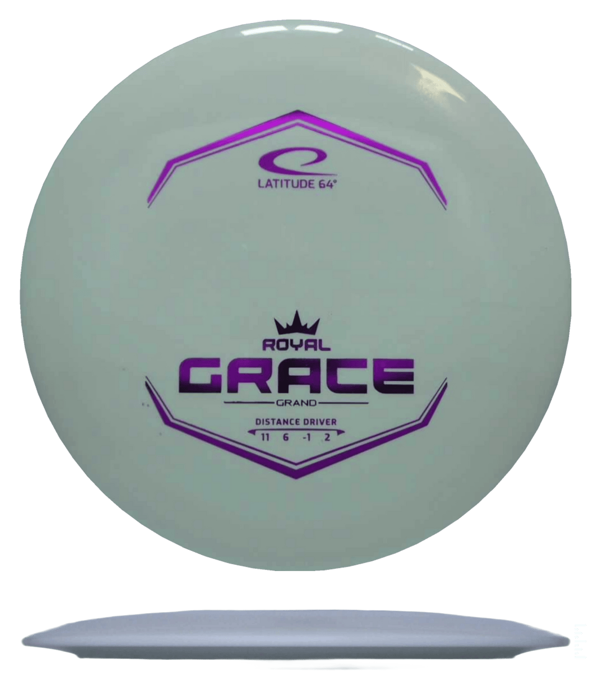 169g - White (Magenta Foil) Royal Grand Latitude 64 Grace - Skyline Disc Golf