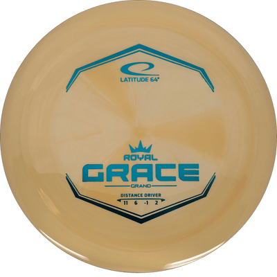 Latitude 64 Grace Latitude 64 Grace - Royal Grand / 173g - Apricot (Teal Foil) *1098* - Skyline Disc Golf