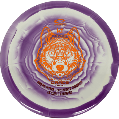 Latitude 64 Grace Latitude 64 Grace - Royal Grand Orbit - Kristin Tattar 2x World Champion / 175g - Violet/White Swirl (Orange Foil) *1105* - Skyline Disc Golf