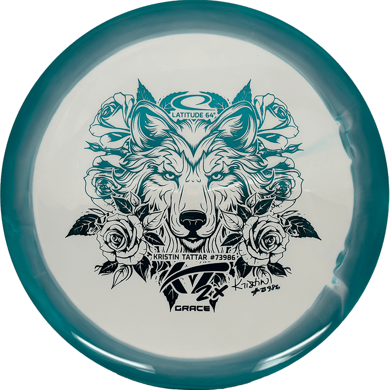 Latitude 64 Grace Latitude 64 Grace - Royal Grand Orbit - Kristin Tattar Tour Series / 173g - Teal (Teal Foil) - Skyline Disc Golf