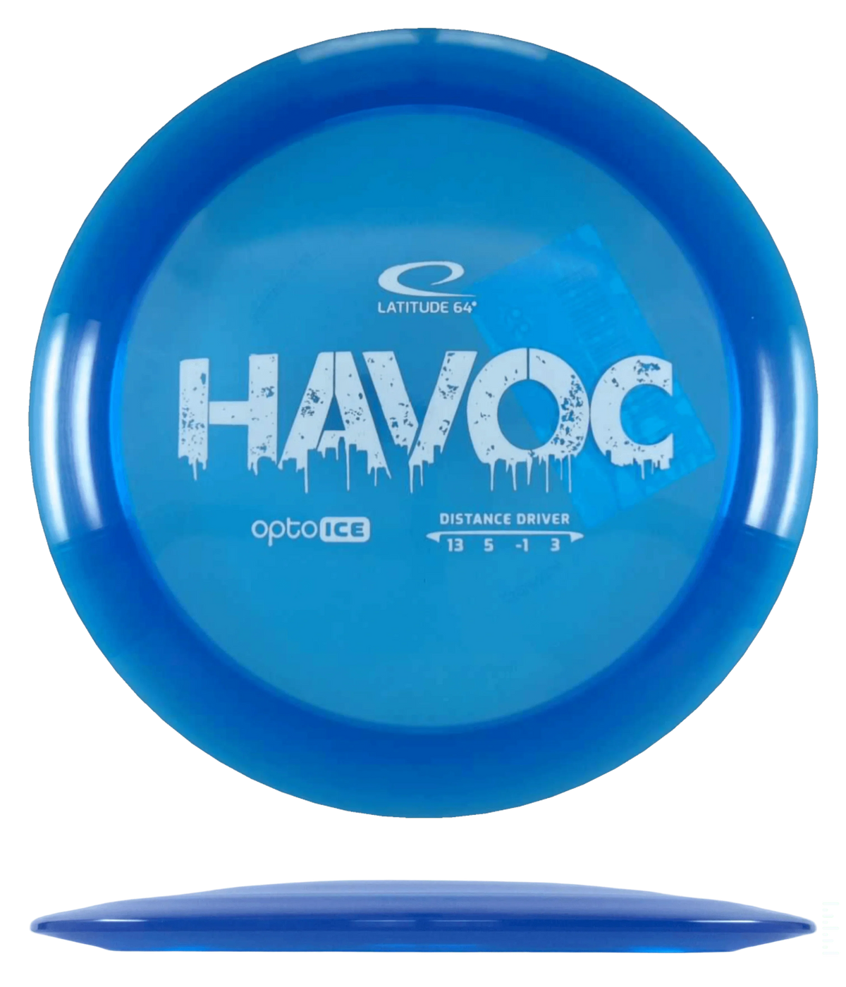 Latitude 64 Havoc - Opto-Ice / 173g - Blue (White) *131* - Skyline Disc Golf