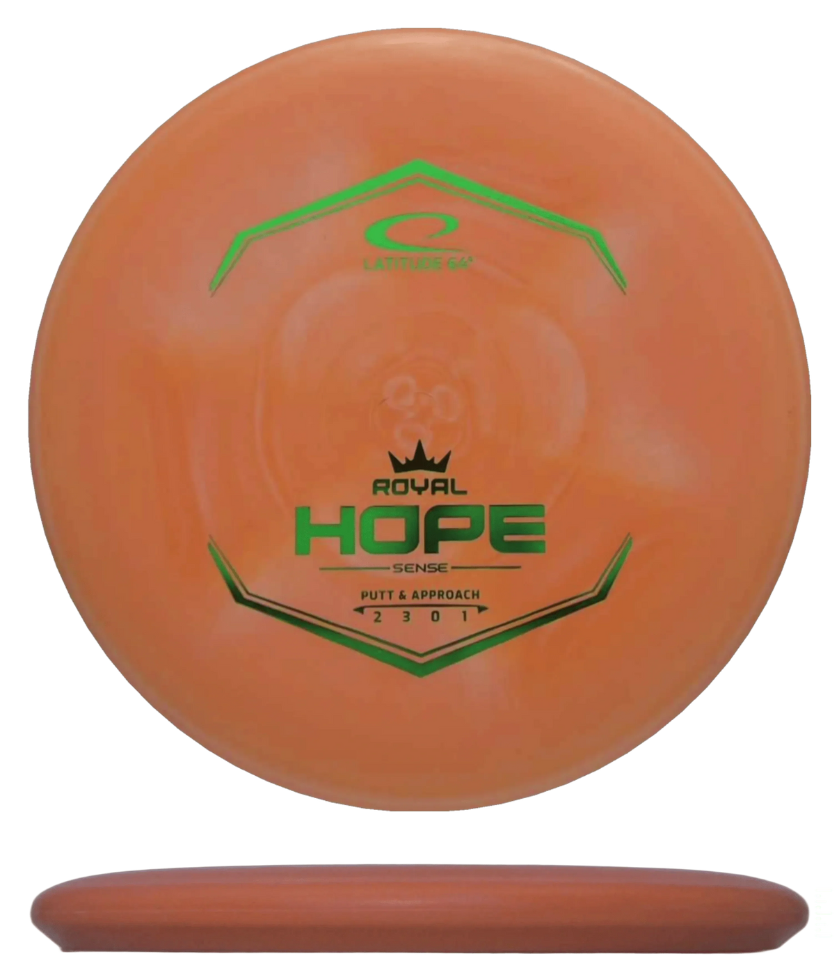 Latitude 64 Hope - Royal Sense / 176g - Orange (Green Foil) - Skyline Disc Golf