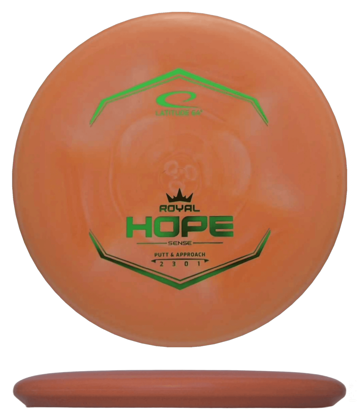 176g - Orange (Green Foil) Royal Sense Latitude 64 Hope - Skyline Disc Golf