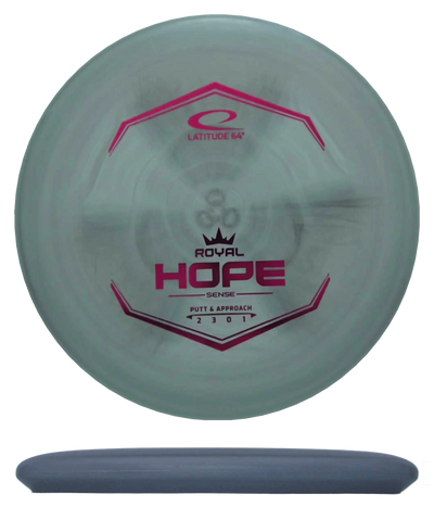 Latitude 64 Hope - Royal Sense / 174g - Gray (Crimson Foil) - Skyline Disc Golf