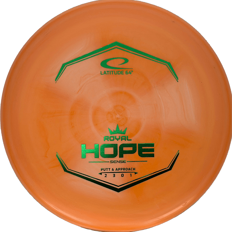 Latitude 64 Hope Latitude 64 Hope - Royal Sense / 174g - Orange (Green Foil) - Skyline Disc Golf