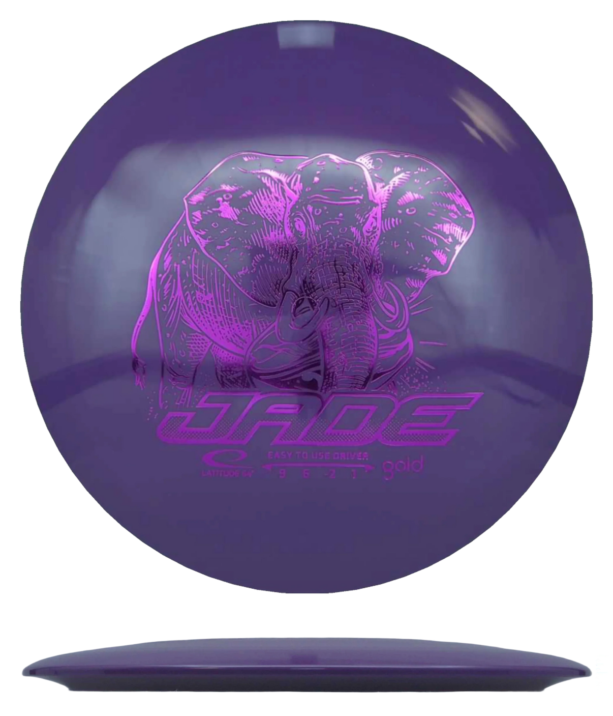 Latitude 64 Jade - Gold / 158g - Purple (Magenta Foil) - Skyline Disc Golf