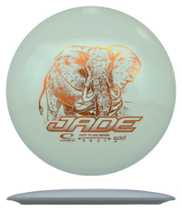 Latitude 64 Jade - Gold / 158g - White (Orange Foil) - Skyline Disc Golf