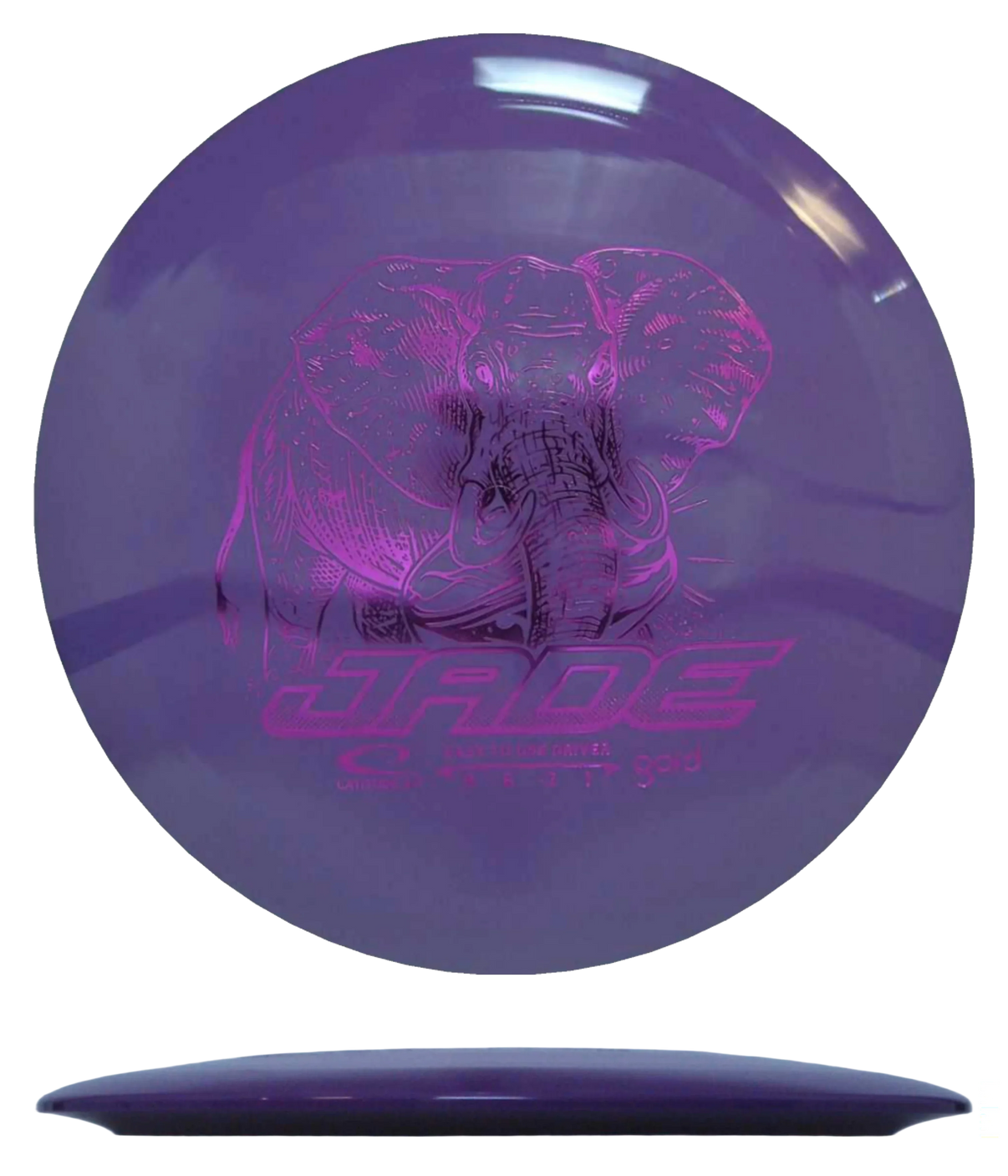 Latitude 64 Jade - Gold / 158g - Purple (Magenta Foil) - Skyline Disc Golf