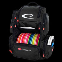 Black Luxury E4 Latitude 64 Luxury E4 Backpack - Skyline Disc Golf