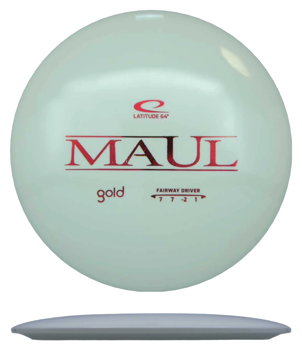 Latitude 64 Maul - Gold / 175g - White (Red Foil) - Skyline Disc Golf