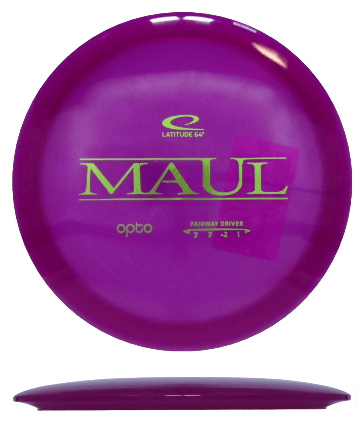 173g - Red Wine (Yellow Green Foil) Opto Latitude 64 Maul - Skyline Disc Golf