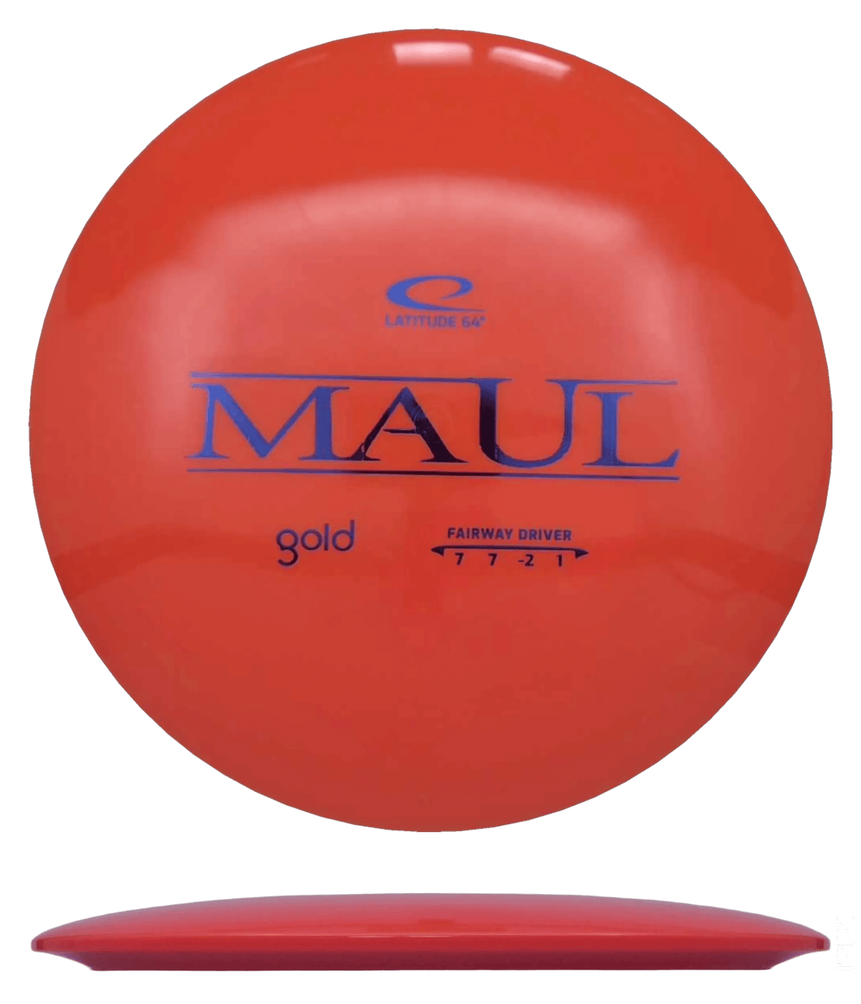 173g - Orange (Blue Foil) Gold Latitude 64 Maul - Skyline Disc Golf