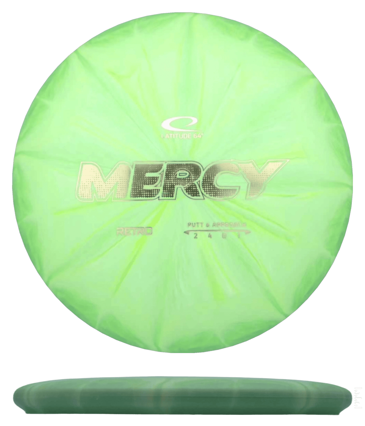 176g - Green (Gold) *1003* Retro Latitude 64 Mercy - Skyline Disc Golf