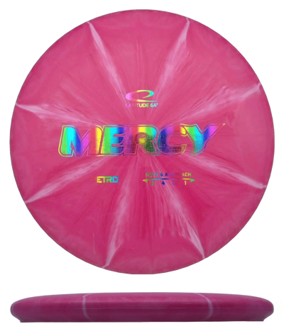 Latitude 64 Mercy - Retro / 176g - Red (Rainbow Foil) *1013* - Skyline Disc Golf