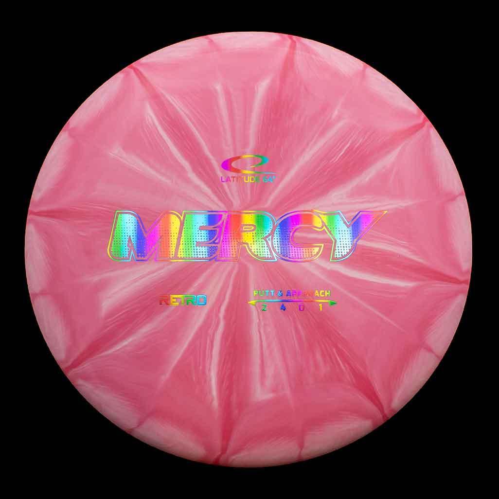 Latitude 64 Mercy Latitude 64 Mercy - Retro / 176g - Red (Rainbow Foil) *1014* - Skyline Disc Golf