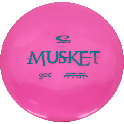 Latitude 64 Musket Latitude 64 Musket - Gold / 169g - Pink (Teal Foil) - Skyline Disc Golf