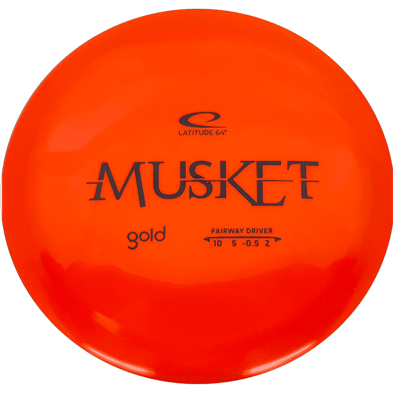 Latitude 64 Musket Latitude 64 Musket - Gold / 173g - Orange (Black) - Skyline Disc Golf