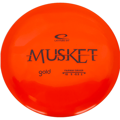 Latitude 64 Musket Latitude 64 Musket - Gold / 173g - Orange (Black) - Skyline Disc Golf