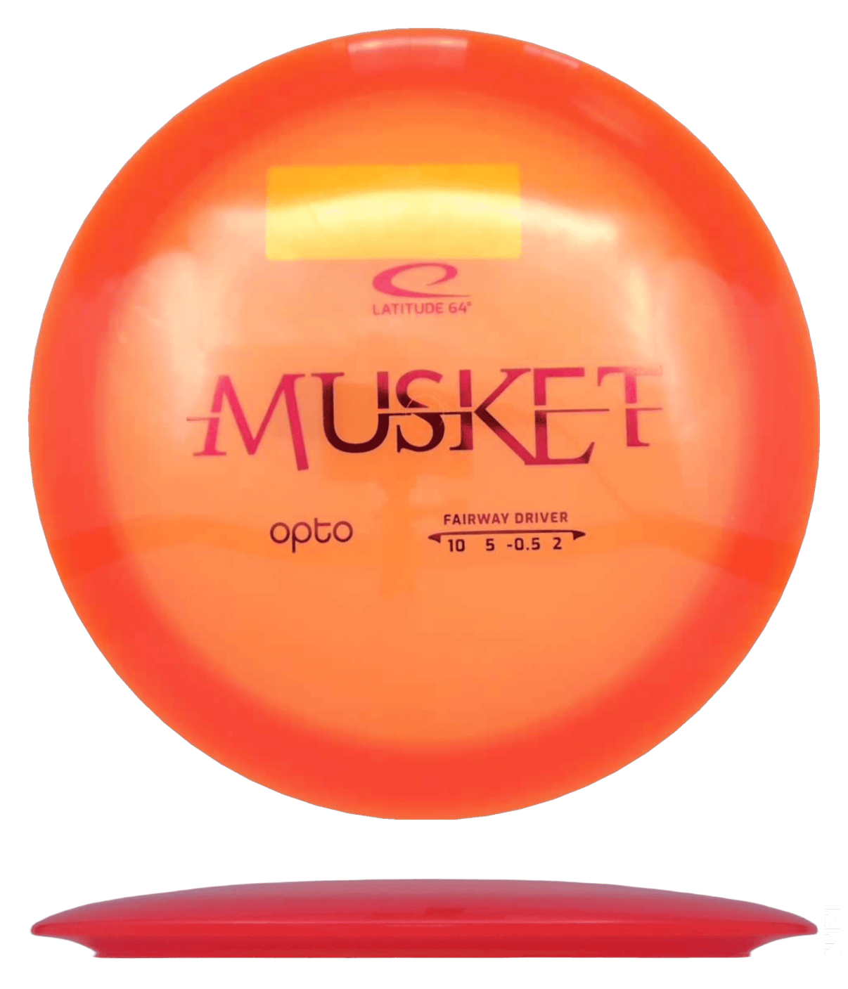 174g - Orange (Red Foil) Opto Latitude 64 Musket - Skyline Disc Golf