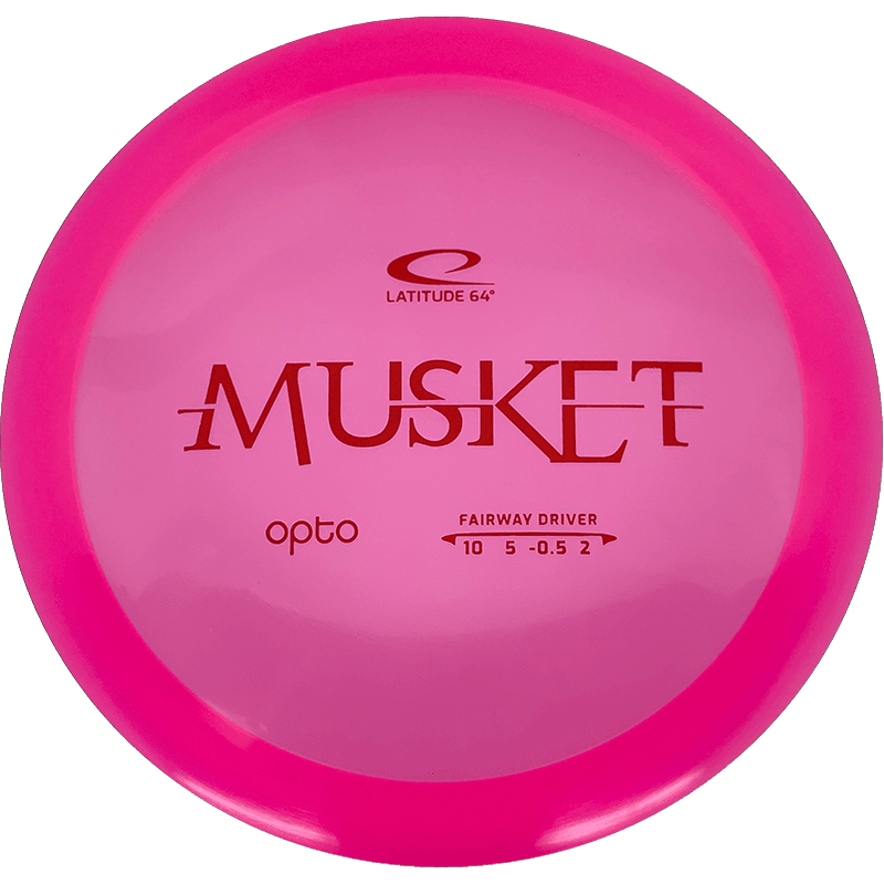 Latitude 64 Musket Latitude 64 Musket - Opto / 171g - Pink (Red) - Skyline Disc Golf