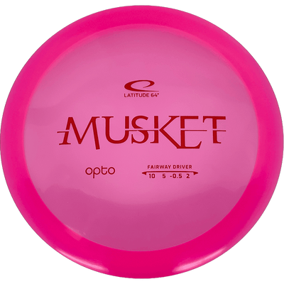 Latitude 64 Musket Latitude 64 Musket - Opto / 171g - Pink (Red) - Skyline Disc Golf