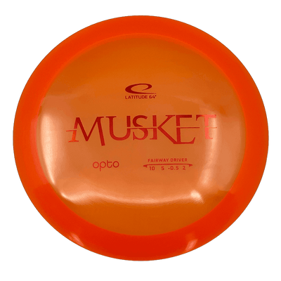 Latitude 64 Musket Latitude 64 Musket - Opto / 174g - Orange (Red Foil) - Skyline Disc Golf