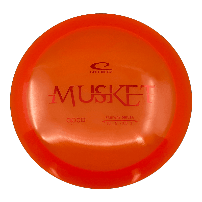 Latitude 64 Musket Latitude 64 Musket - Opto / 176g - Orange (Red Foil) - Skyline Disc Golf