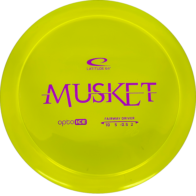 Latitude 64 Musket Latitude 64 Musket - Opto Ice / 175g - Yellow (Magenta) - Skyline Disc Golf