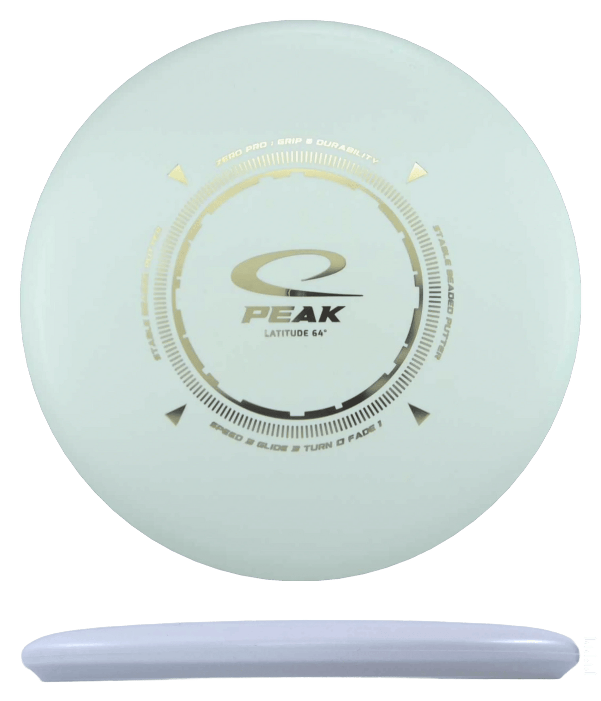 Latitude 64 Peak - Zero Pro / 174g - White (Gold) *15* - Skyline Disc Golf