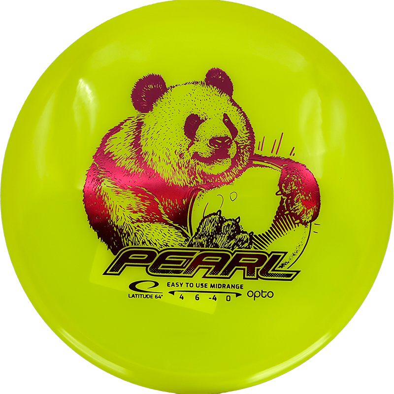 Latitude 64 Pearl Latitude 64 Pearl - Opto / 159g - Yellow (Red Foil) - Skyline Disc Golf