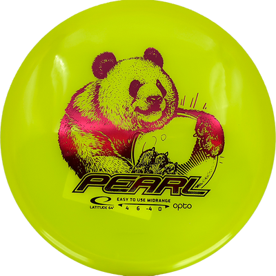 Latitude 64 Pearl Latitude 64 Pearl - Opto / 159g - Yellow (Red Foil) - Skyline Disc Golf