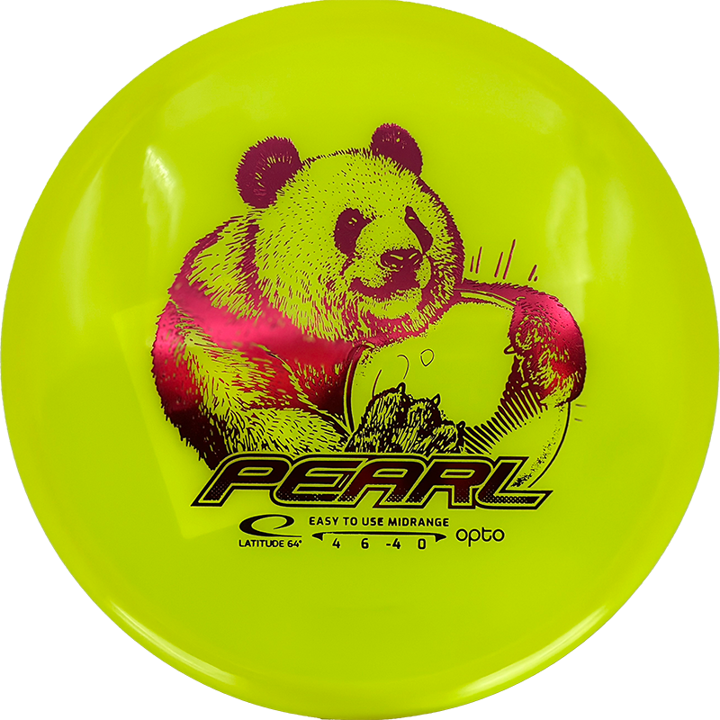 Latitude 64 Pearl Latitude 64 Pearl - Opto / 156g - Yellow (Red Foil) - Skyline Disc Golf