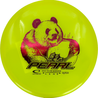 Latitude 64 Pearl Latitude 64 Pearl - Opto / 156g - Yellow (Red Foil) - Skyline Disc Golf