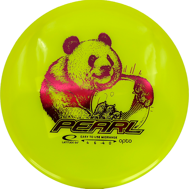 Latitude 64 Pearl Latitude 64 Pearl - Opto / 158g - Yellow (Red Foil) - Skyline Disc Golf