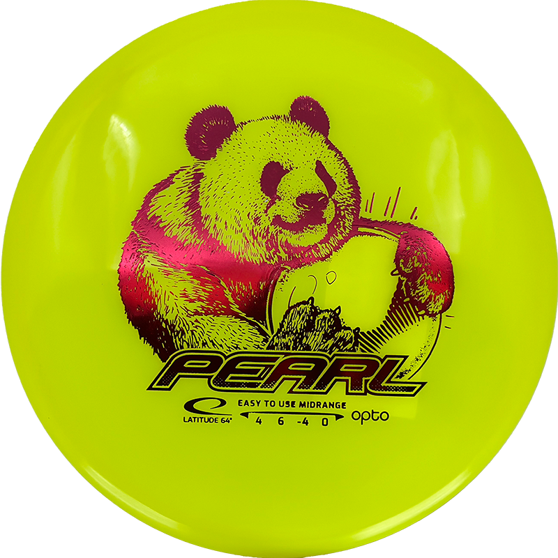 Latitude 64 Pearl Latitude 64 Pearl - Opto / 157g - Yellow (Red Foil) - Skyline Disc Golf