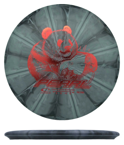 Latitude 64 Pearl - Retro Burst / 156g - Smoke Gray (Red Foil) - Skyline Disc Golf