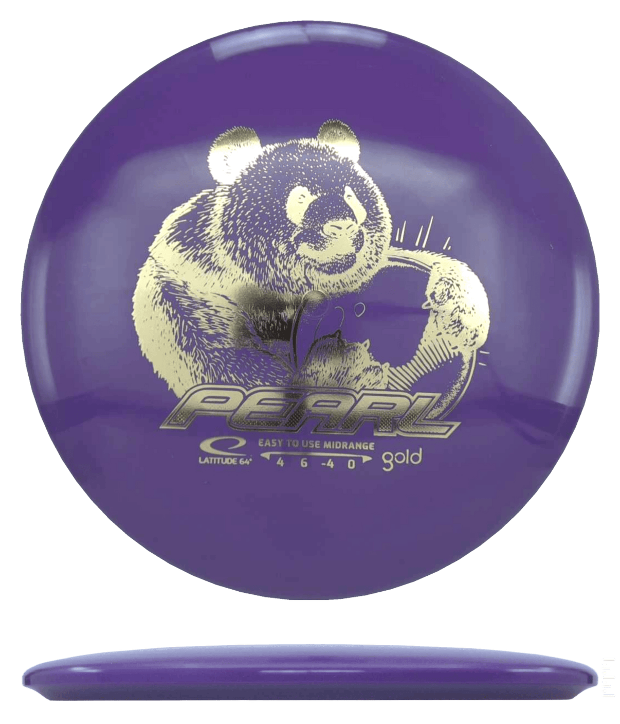 157g - Violet (Silver) Gold Latitude 64 Pearl - Skyline Disc Golf
